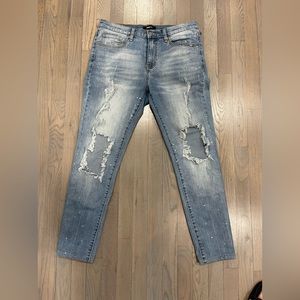 Fashion Nova slim fit ripped Jeans